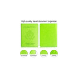 Porta Documentos y Tarjetas para pasaporte y tarjetas verde