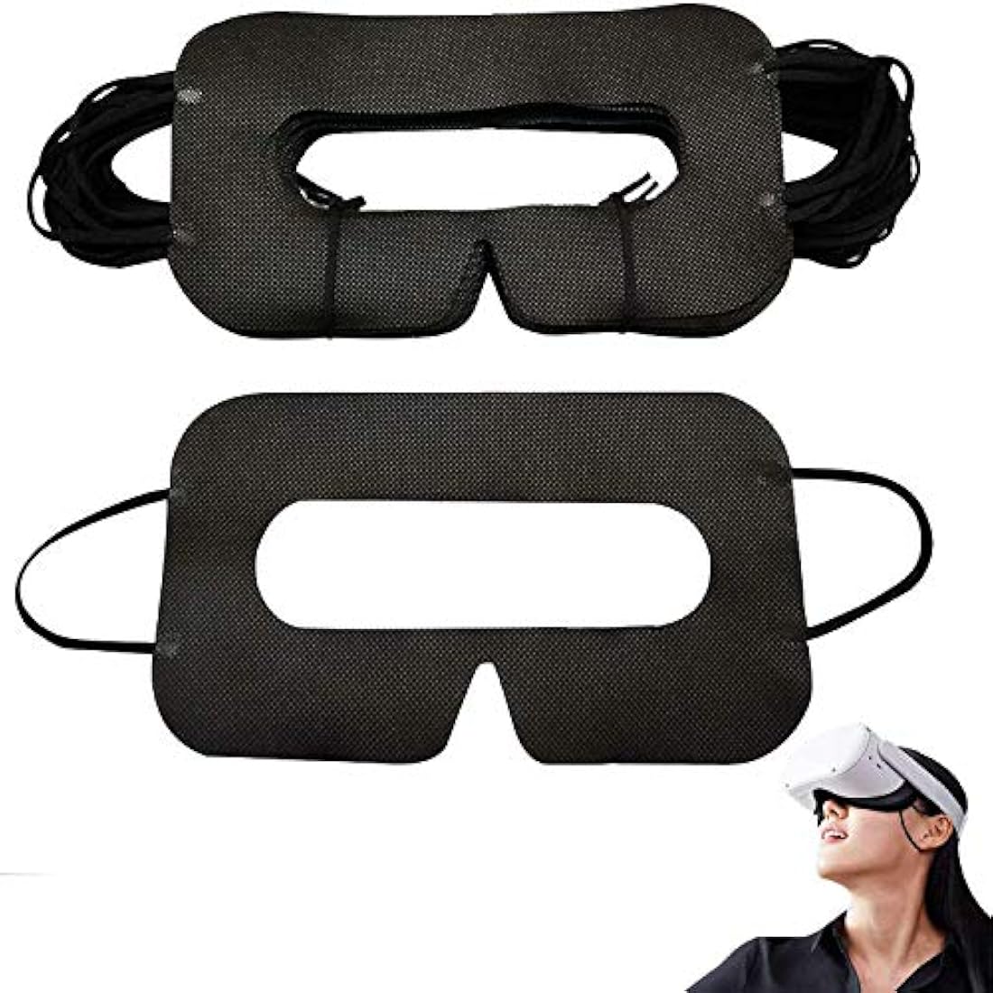 100 fundas de ojos, almohadillas desechables para gafas RV