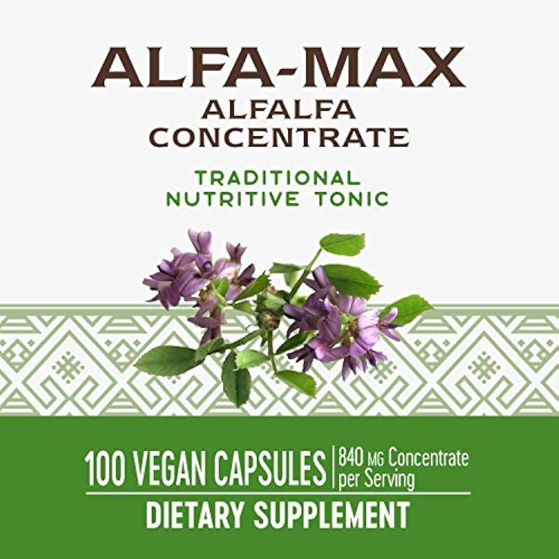 Natures Way Alfa Max concentrado, 525 Miligramo por cápsula