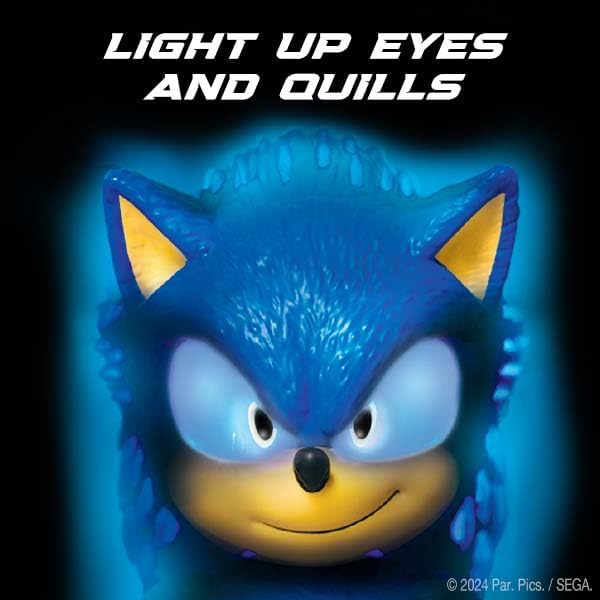Figura Sonic 12 Ultimate, Sonic, 30+ Frases, Ojos y Espinas Lumin.