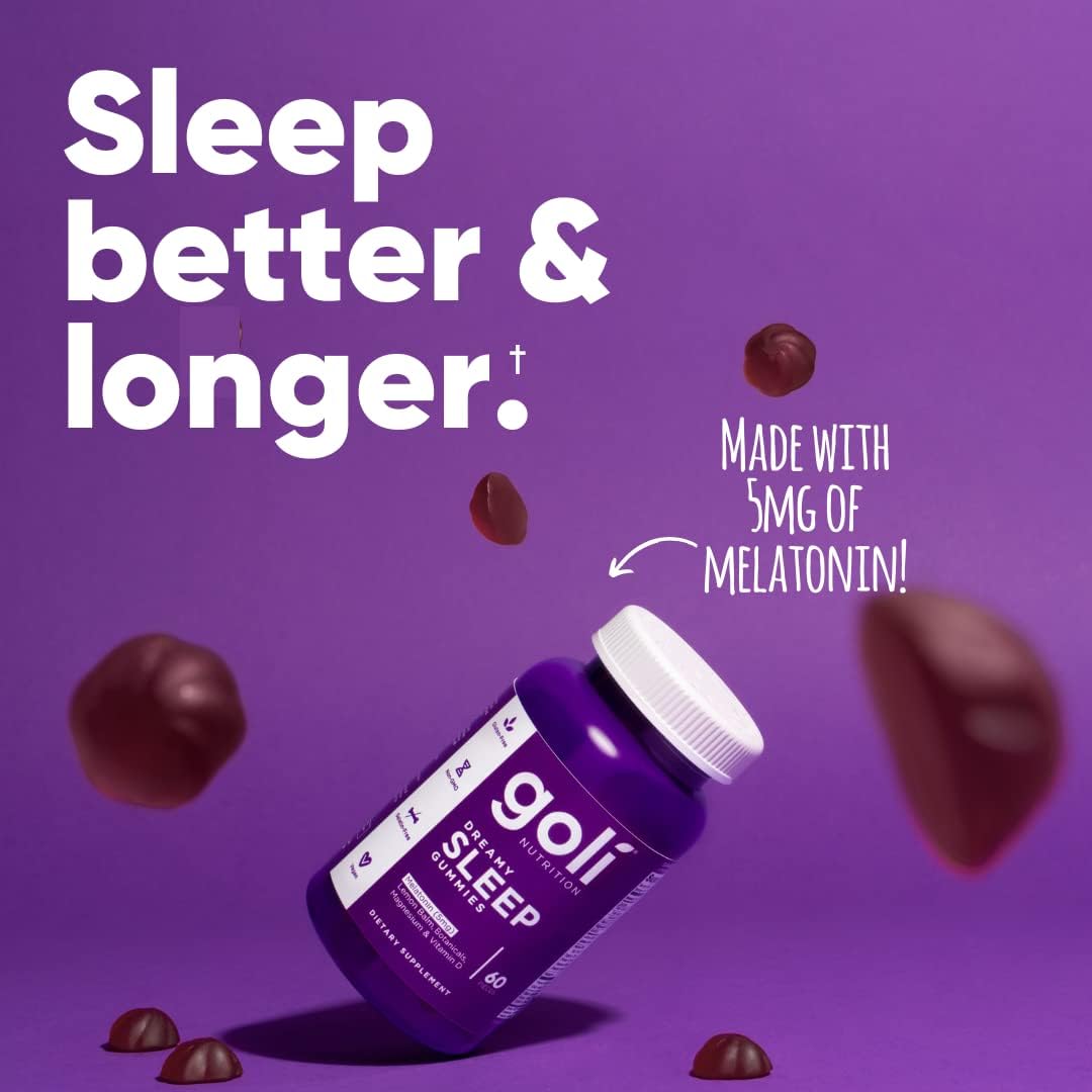 Suplementos Goli Dreamy Sleep Gummy magnesio vegano 60 und