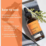 facial de vitamina C, eliminación de cicatrices de acné