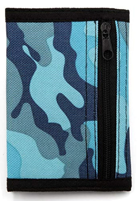Cartera de nailon con tres pliegues para hombres