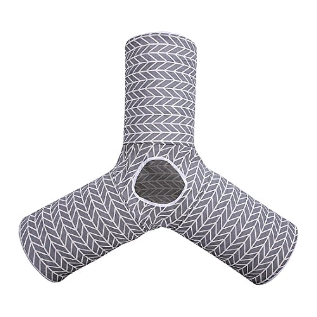 juguete plegable de 3 formas diversión para mascota gris