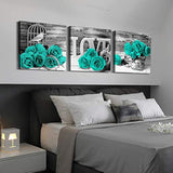 Decoración de pared con diseño de margaritas azules