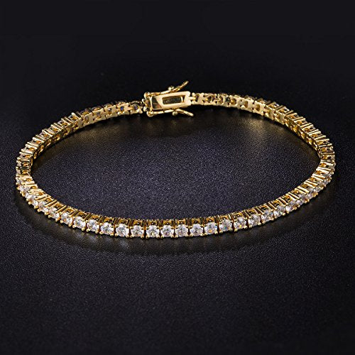 Pulsera clásica de circonita.