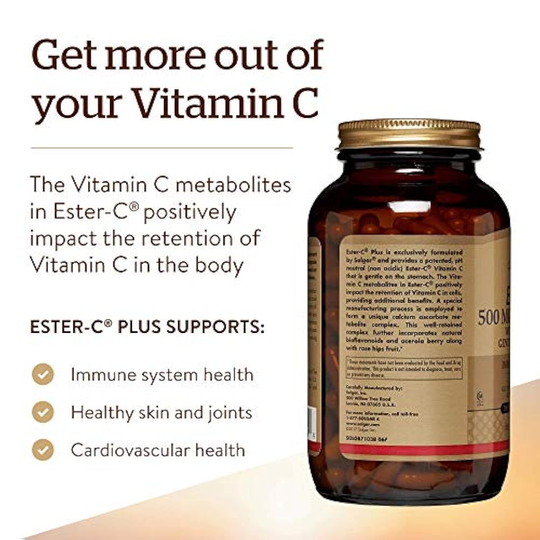 Solgar Ester-C Plus 500 mg Vitamina C