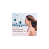 Aretes de clip para mujeres