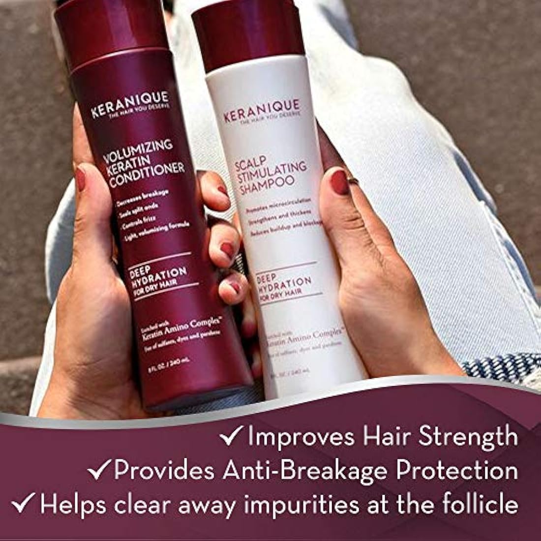 Kit de engrosamiento para cabello  8 onzas