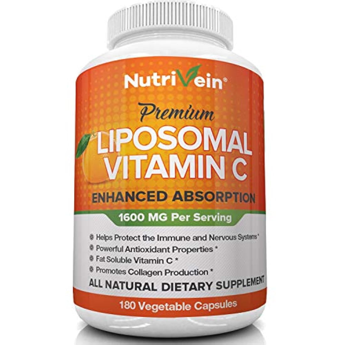 Liposomal Vitamina C 1600 mg – 180 cápsulas