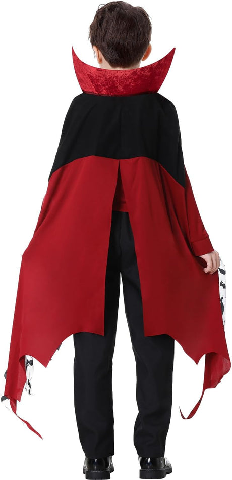 Disfraz de Vampiro para Niños, Bat Cape, Halloween Cosplay