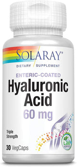 Ácido Hialurónico Triple Fuerza 60mg 30 VegCaps SOLARAY