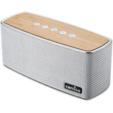 Altavoces Bluetooth COMISO, altavoz inalámbrico de 30 W de madera alta para el hogar y al aire libre, altavoz de subwoofer para sonido estéreo de graves súper bajos, Bluetooth V4.2 de 100 pies y 12H tiempo de reproducción