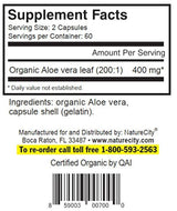 Suplementos de aloe vera 100% orgánicos