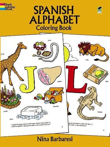 Libro de colorear del alfabeto español