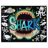 Terciopelo Arte Tiburones. carteles