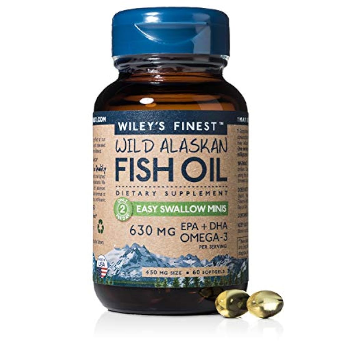 aceite de pescado fácil de tragar