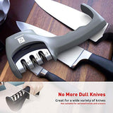 Afilador de cuchillos de cocina – Gris