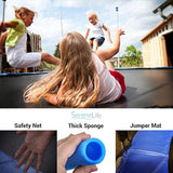 Trampolín para niños de patio trasero SERENELIFE ‎SLTRA8BL