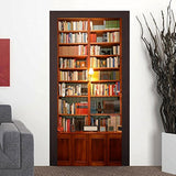Adhesivo para puerta mural diseño moderno en 3D