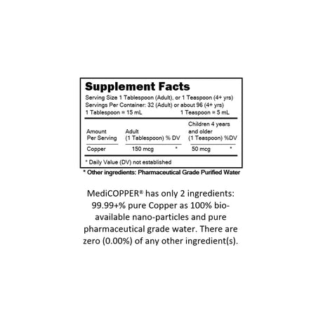 Suplementos Alimenticios  Copper 500 mL