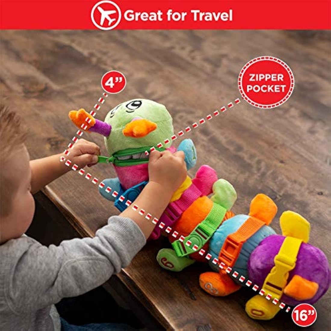 juguete de felpa para aprendizaje temprano para niños