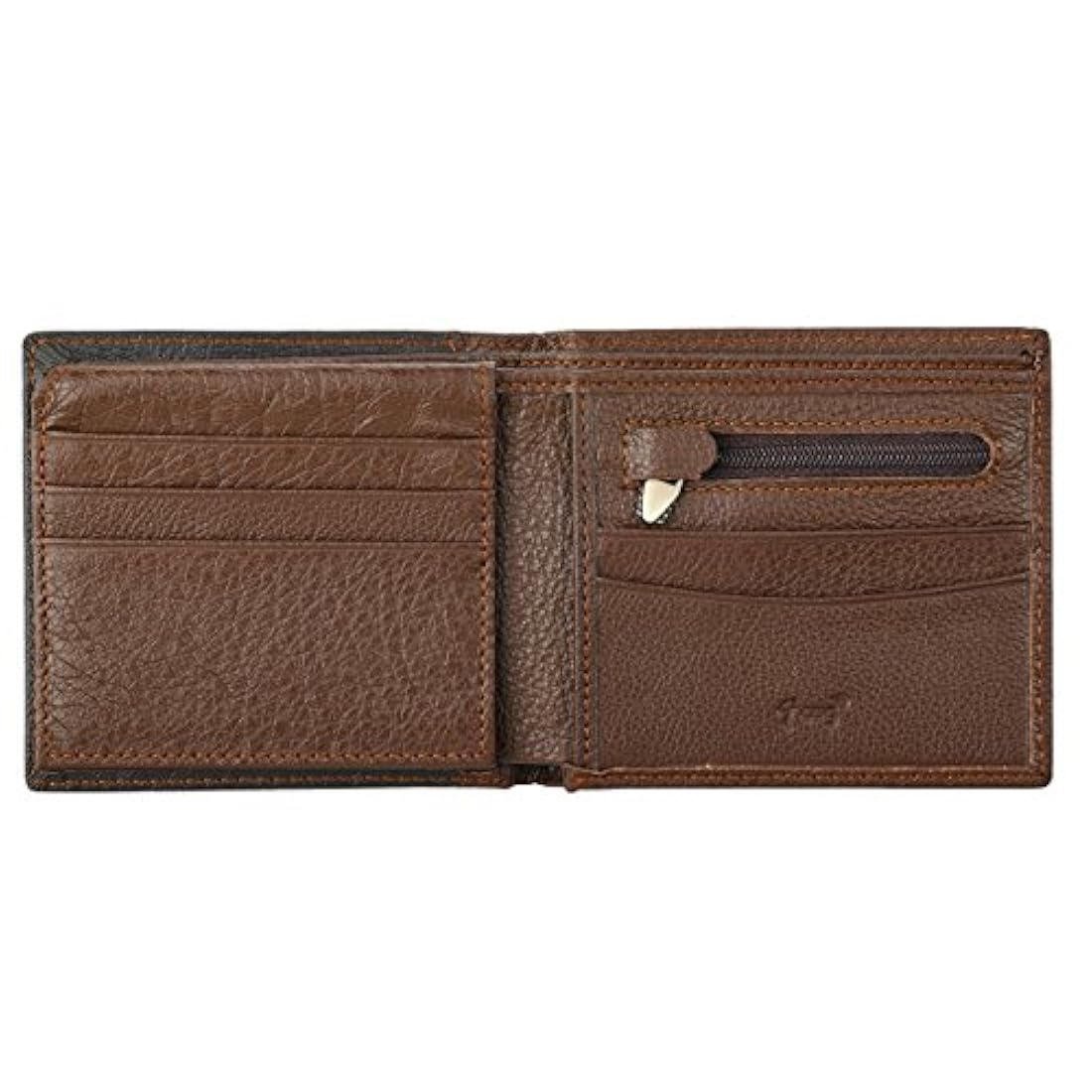 Christian Art Gifts Cartera de cuero genuino para hombres