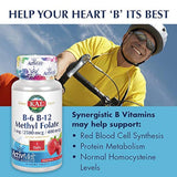 KAL B-6/B-12 Metil Folate Activmelt, mezcla de bayas, blanco, 60 unidades