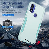 Warsia for Moto G Pure Phone Case, Moto G Pure Case with Screen Protector,[Military Grade Drop Tested] Heavy-Duty Tough Rugged Shockproof Protective Case for Motorola G Pure, Green