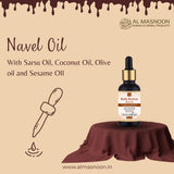 Aceite para ombligo con coco de 1.06 onzas al masnoon
