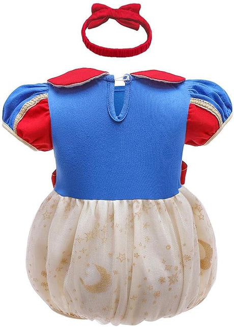 Romper Princesa Dressy Daisy para Bebé con Diadema y Accesorios