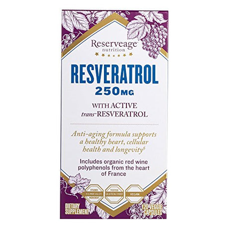 Reserva  Resveratrol 250mg Fórmula celular