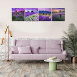 Lienzo decorativo para pared, diseño de flores