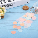 TecUnite Confeti de papel de seda rosa dorado rosa, 1.76 oz