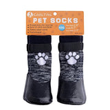 Calcetines para perros antideslizantes con correas