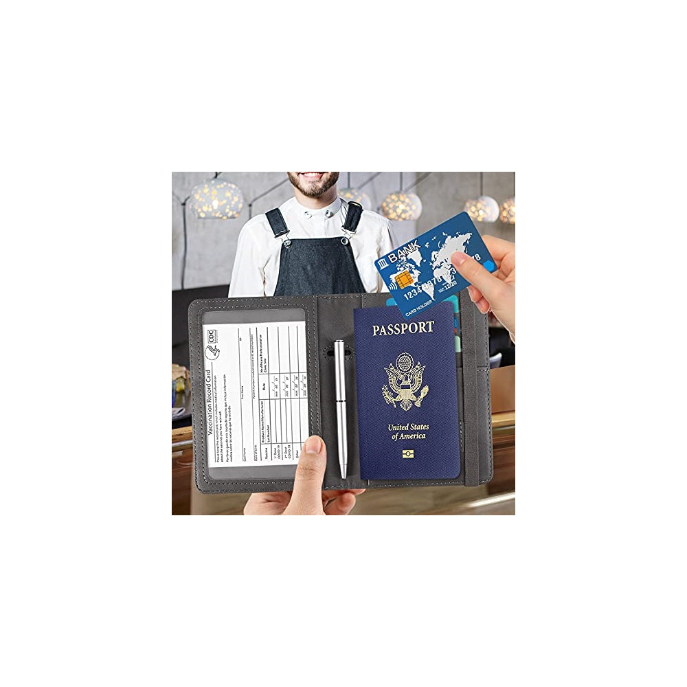 Porta Documentos y Tarjetas de soporte para tarjetas negro