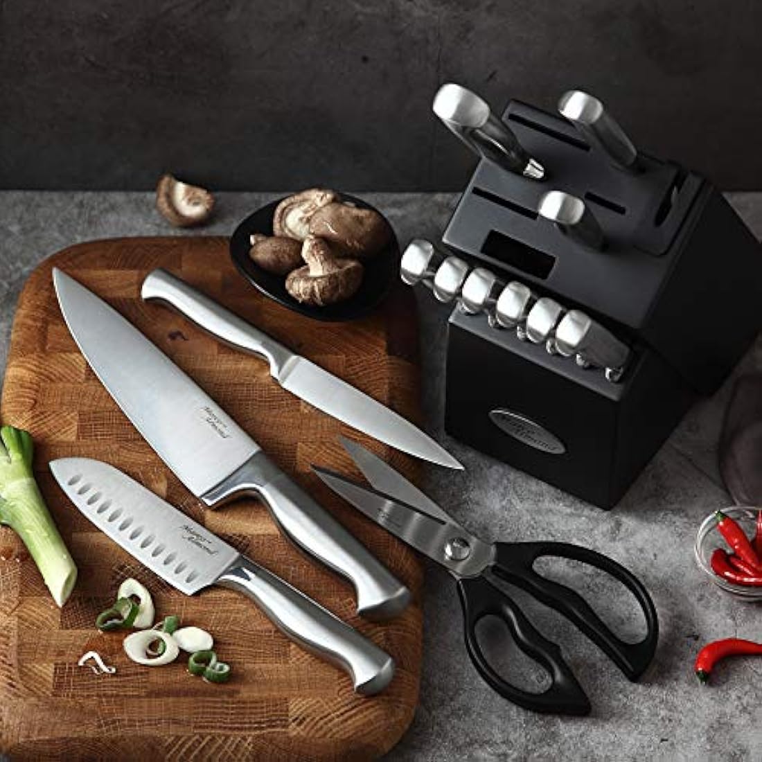 Juego de cuchillos de cocina con bloque