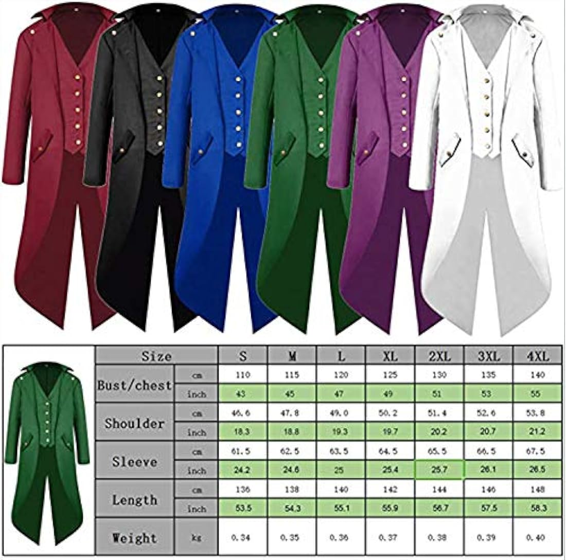 Disfraces Chaqueta tipo saco estilo gótico medieval