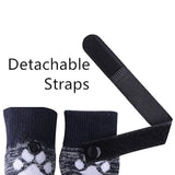 Calcetines para perros antideslizantes con correas