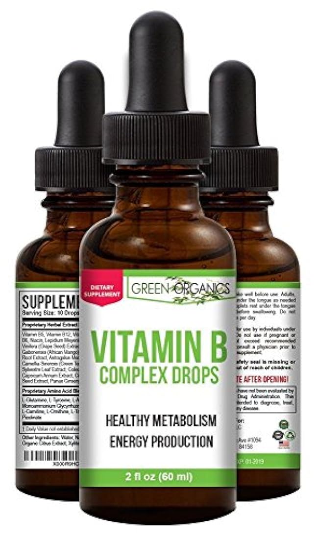 Complejo Vitamina B Líquido Gotas para renovar Energía