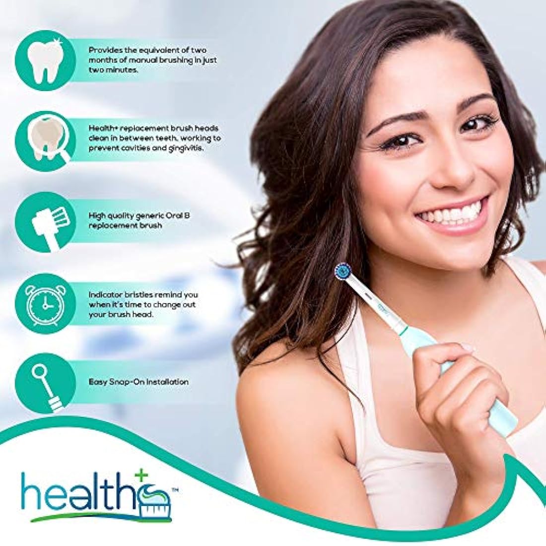 Cabezal de Repuesto de Cepillo de Dientes