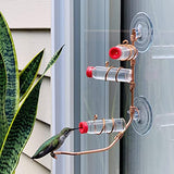 Comedero para colibríes de ventana de aluminio SWEET FEEDERS