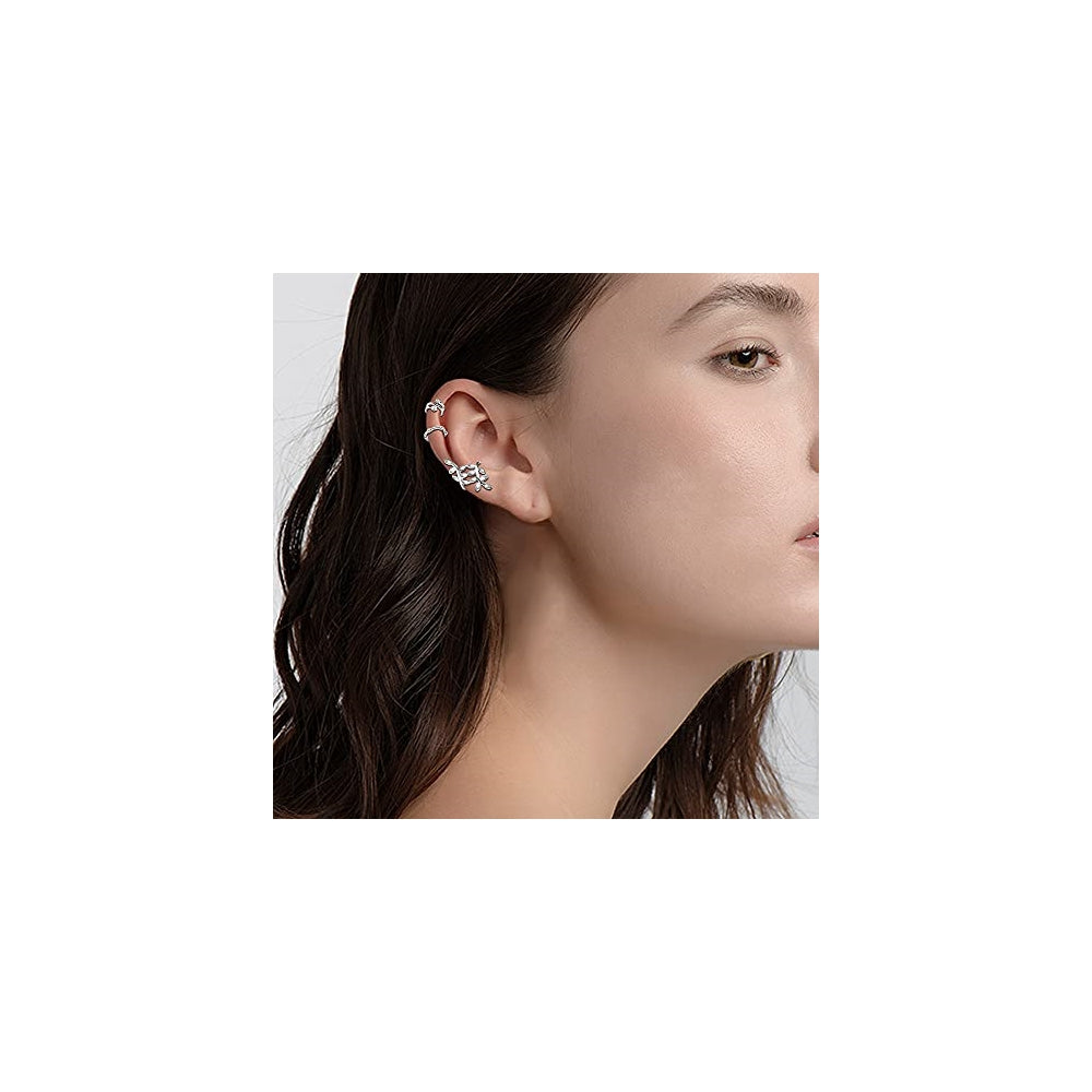 Aretes ajustables sin perforación para mujer