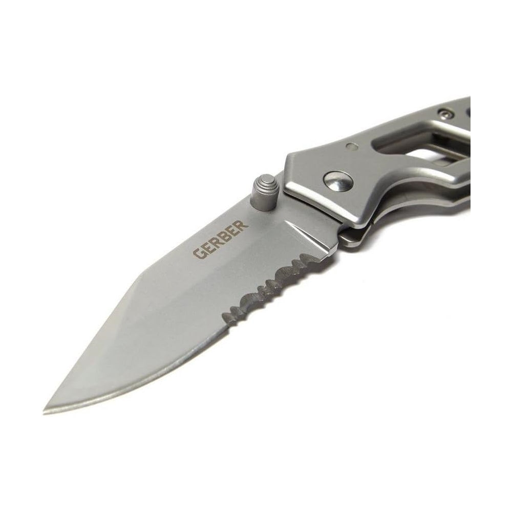 Cuchillo de filo Gerber Paraframe en color gris