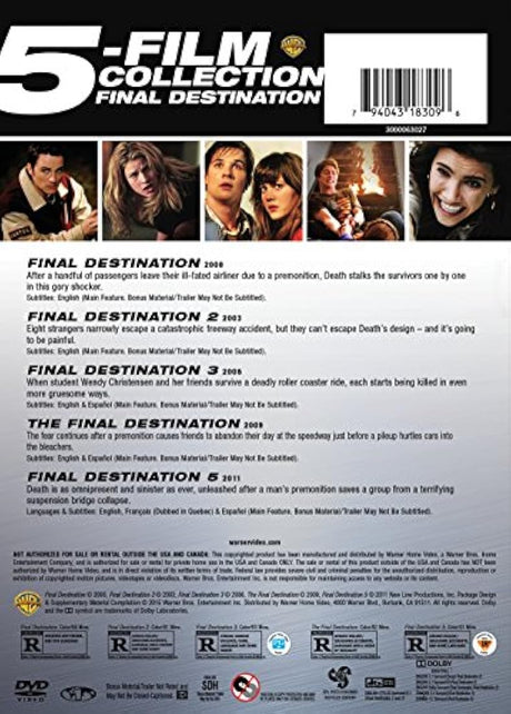 Franquicia de destino final (paquete de 5)
