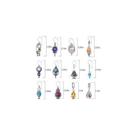 Aretes colgantes para mujer joyería bohemia
