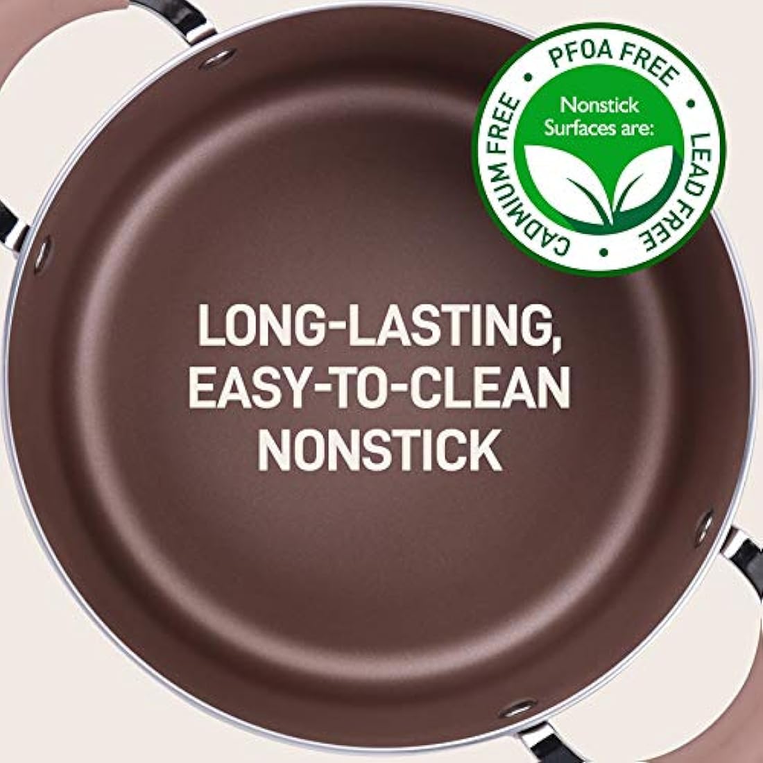 Olla grande antiadherentes 5 cuartos NutriChef PRTNCCW14SDOP