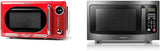 Horno Microondas Nostalgia 0.7 Cu Ft 700W y TOSHIBA EM131A5C-BS