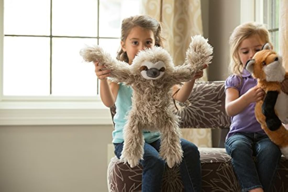 Peluche de peresozo de tres dedos de felpa