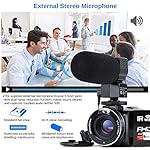 Videocámara WiFi IR Visión nocturna FHD 1080P 30 FPS YouTube